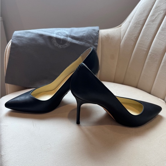 Sarah Flint Classic Black Perfect Pump High Heels - Picture 2 of 8
